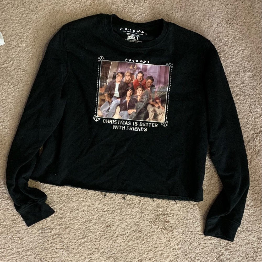 Friends Cropped Crewneck